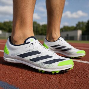 Adidas Adizero XCS Shoes Mens Size 10.5 White Green Track Running Spikes GX6681